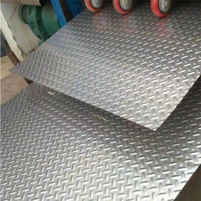 anti feuille de plancher de dérapage de 316L Diamond Stainless Steel Chequered Plate 8K