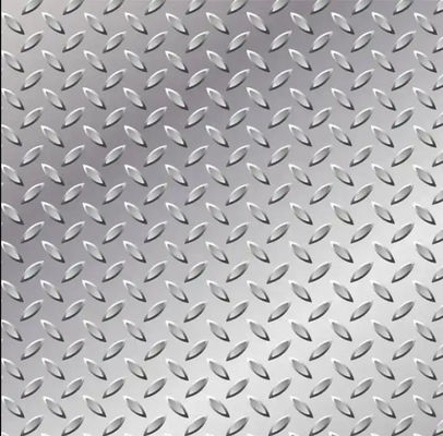 Diamond Stainless Steel Chequered Plate feuille à carreaux de plat de 0.3mm - de 20mm