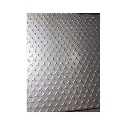 Plat quadrillé de relief adapté aux besoins du client de la feuille 316 solides solubles 304 d'acier inoxydable