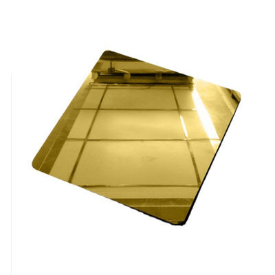 plaque d'acier décorative de la longueur AISI de la feuille 5800mm de miroir d'acier inoxydable de 0.5mm