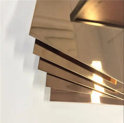 feuille décorative de l'acier inoxydable 316l feuille de miroir de 0.20mm - de 3mm solides solubles