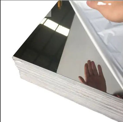 201 la feuille de miroir d'acier inoxydable de 316L 8k a laminé à froid 4x8 pour décoratif